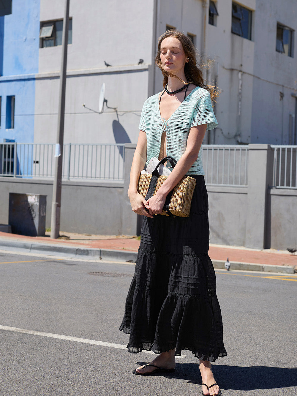 2604 - Sommerstrikk - NR 3 Ava Blouse - Sandnes garn - Garntopia