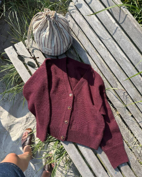 Scarlet Cardigan - Papir - PetiteKnit - Garntopia