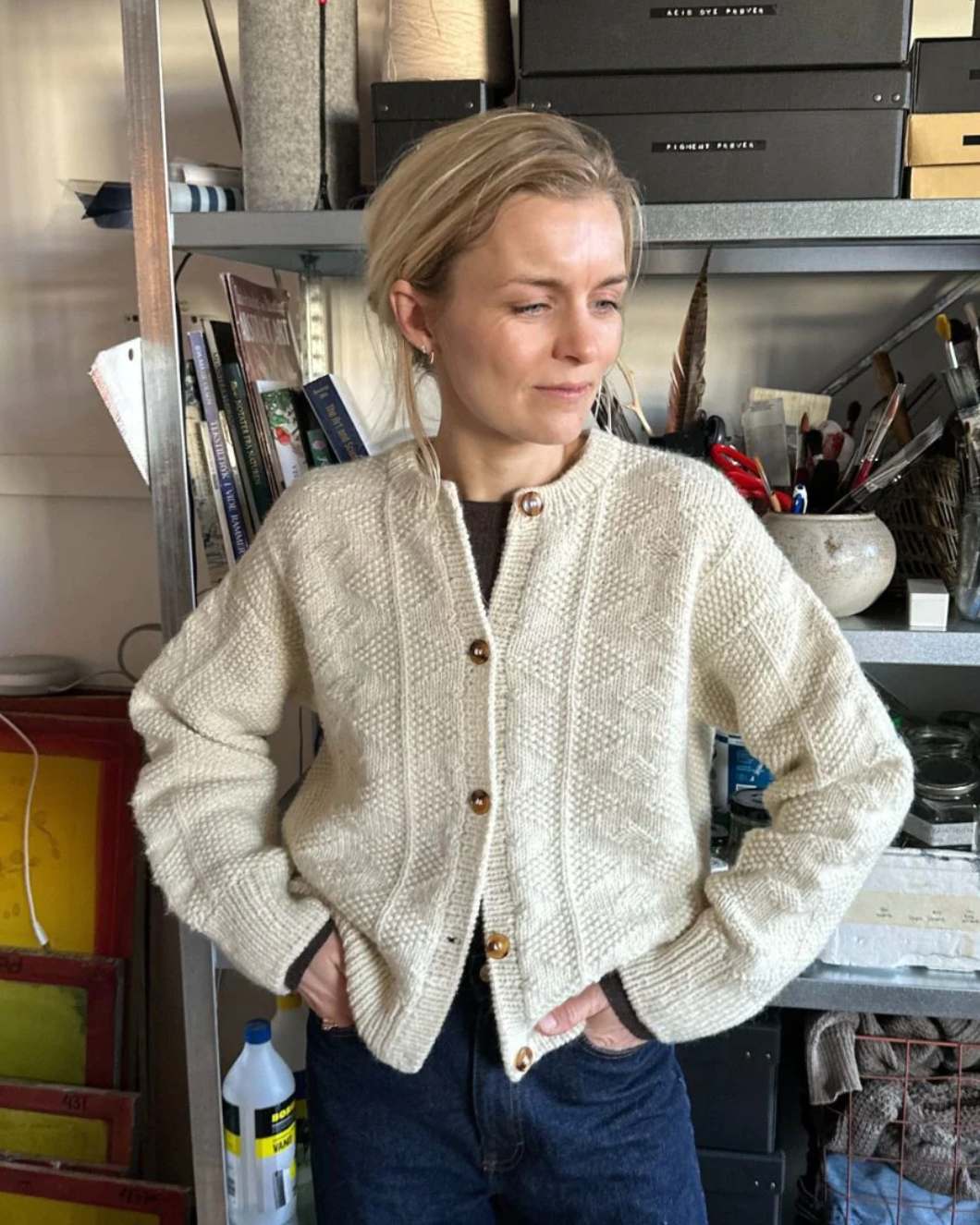 Esther Jacket - Papir - PetiteKnit - Garntopia