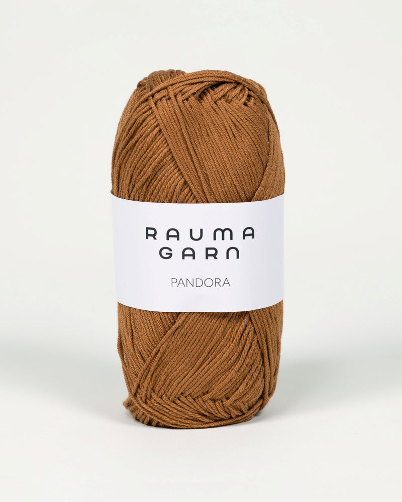 241 Kamelbrun -	Pandora - Rauma Garn - Garntopia