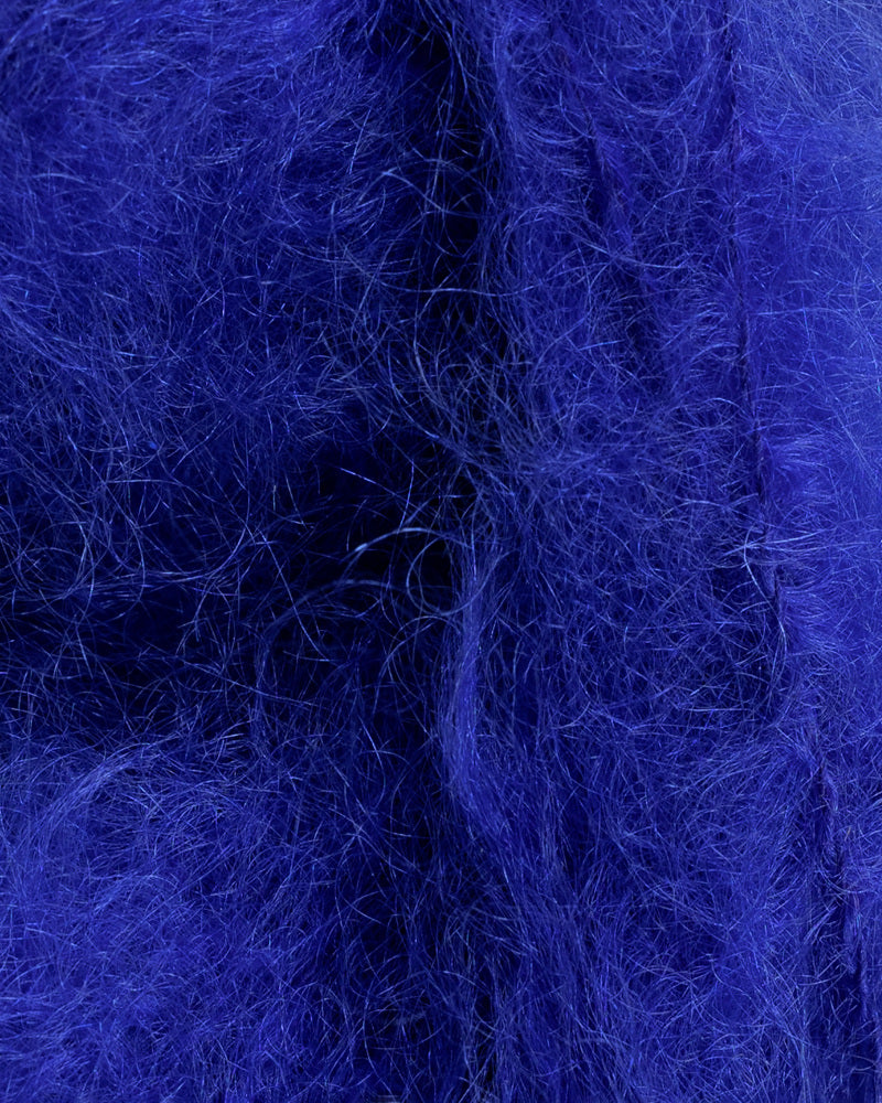 Tjukk Mohair 091 Blå -	Tjukk Mohair - Rauma Garn - Garntopia
