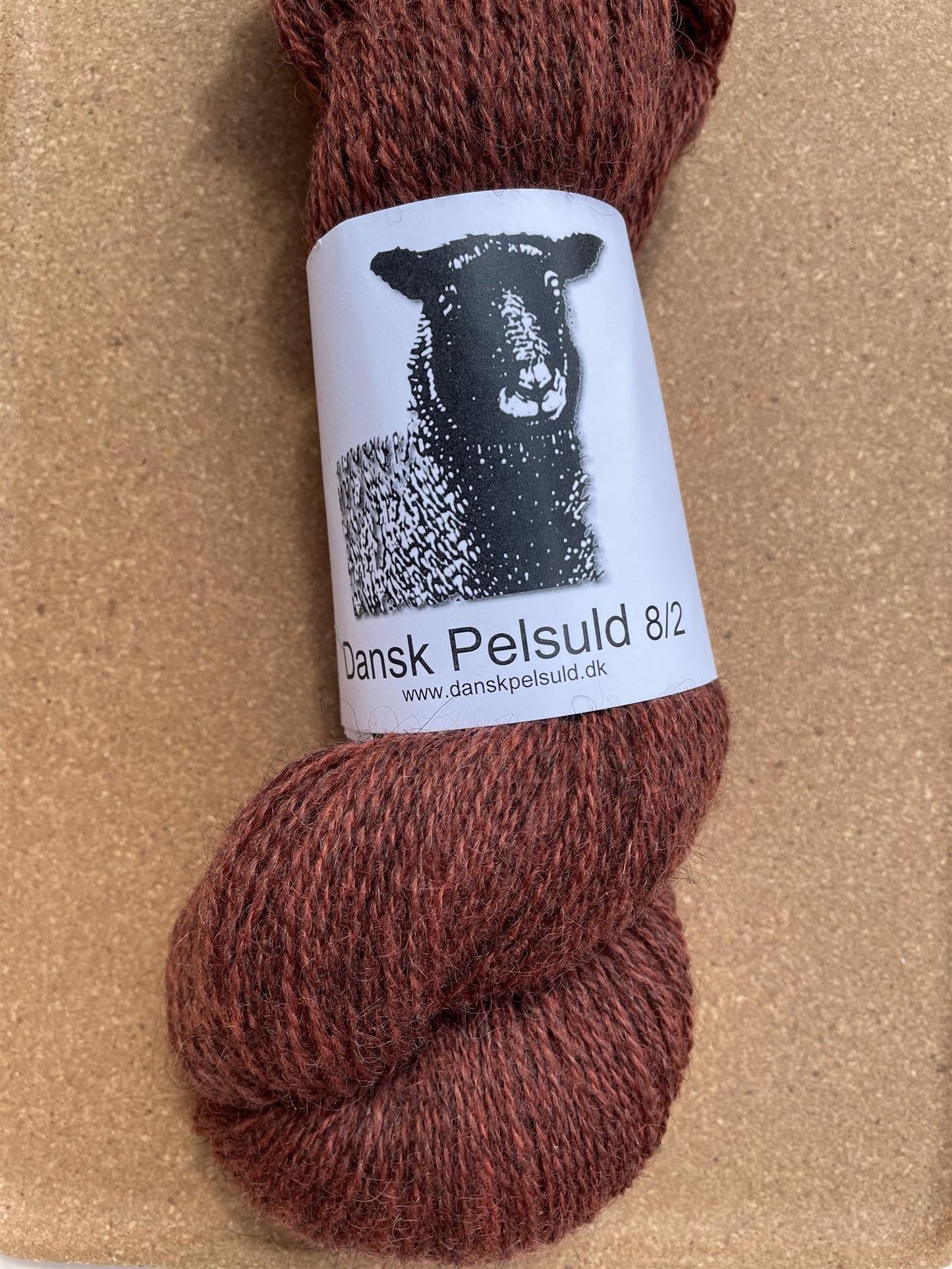 17 Kobber -  Dansk pelsuld 8/2 - Hjelholt - Garntopia