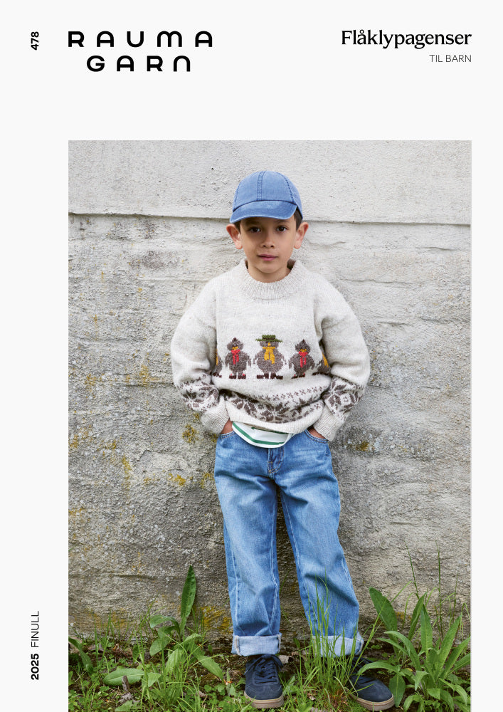 478 - Flåklypagenseren - Papiroppskrift - Rauma Garn - Garntopia