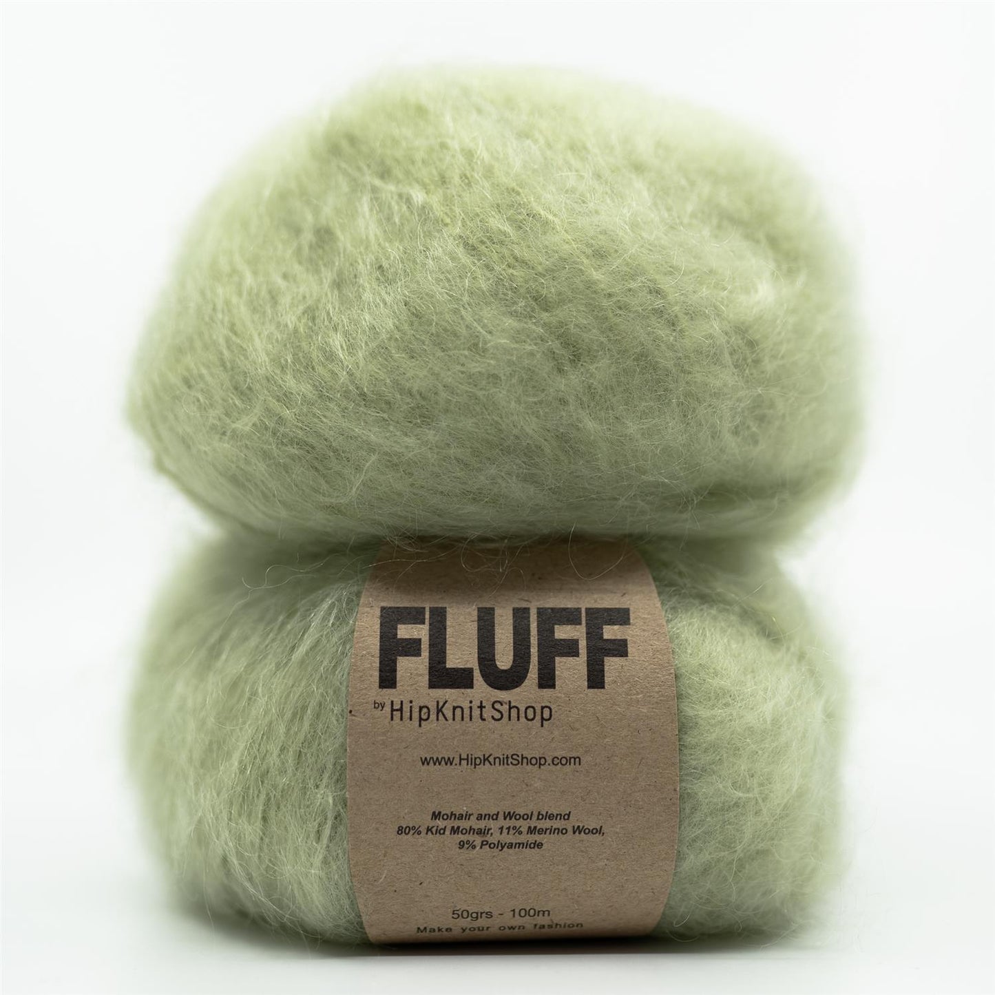 Pistachio Green - Fluff - HipKnitShop - Garntopia