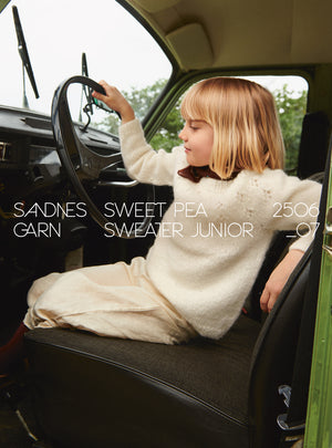 2506 - Mykt til barn - Nr. 7  Sweet Pea Sweater Junior - Sandnes garn - Garntopia