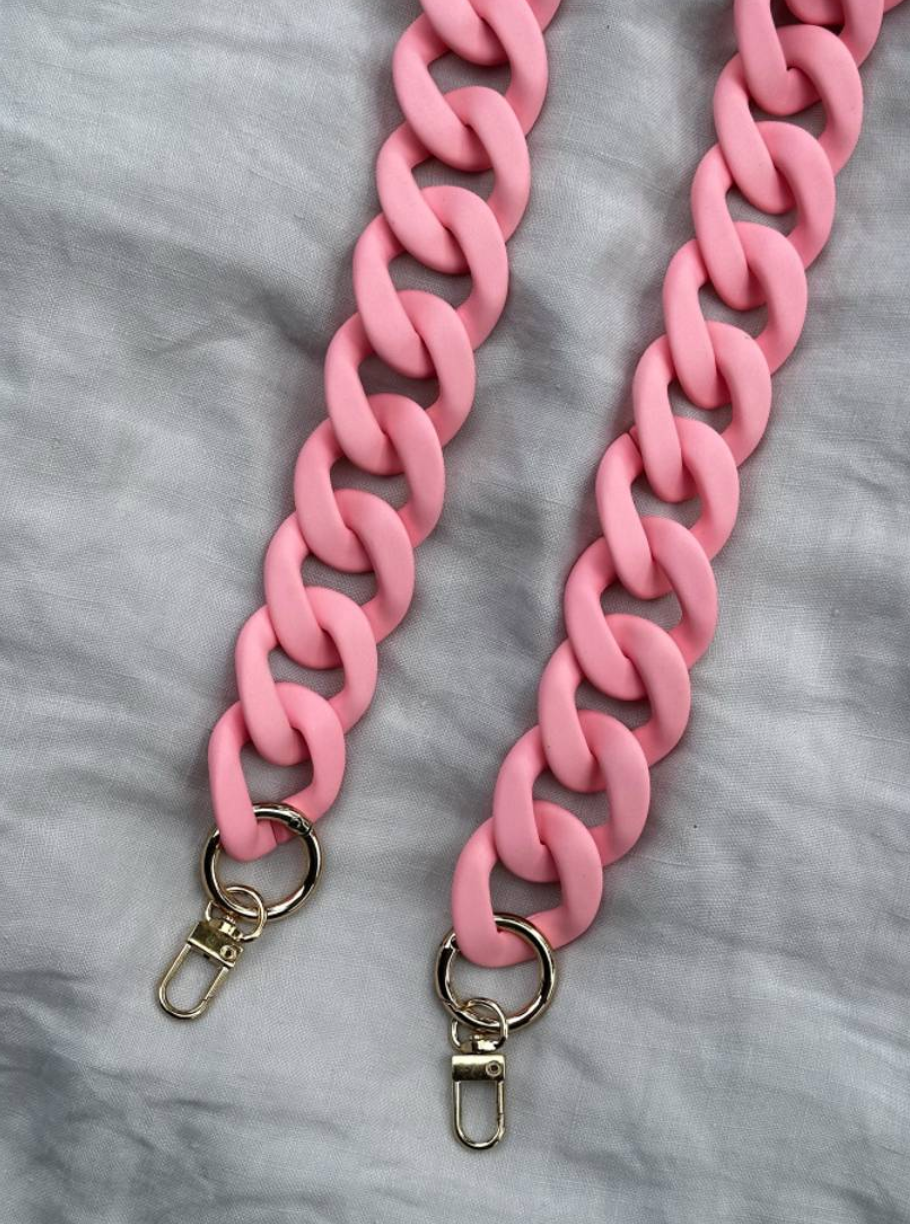 Tykk lenke til veske 84 cm - Barbie -	Litt Mye Tilbehør - Strikkefeber - Garntopia