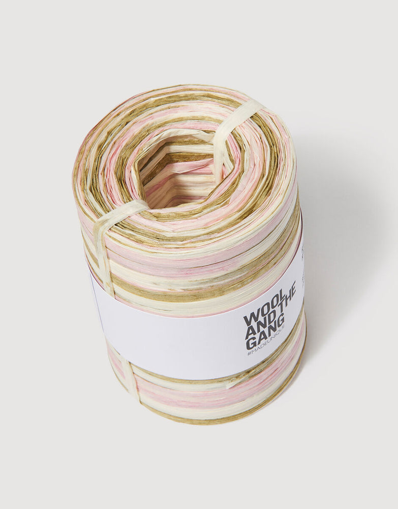 Rose Garden -  Ra-Ra Raffia Stripe - Wool and the gang - Garntopia