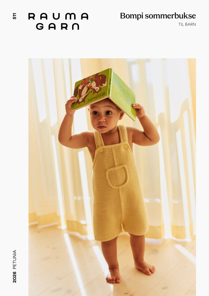 511 Bombi sommerbukse - papiroppskrift - Rauma Garn - Garntopia