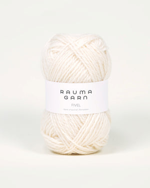 01 Natur -	Fivel - Rauma Garn - Garntopia