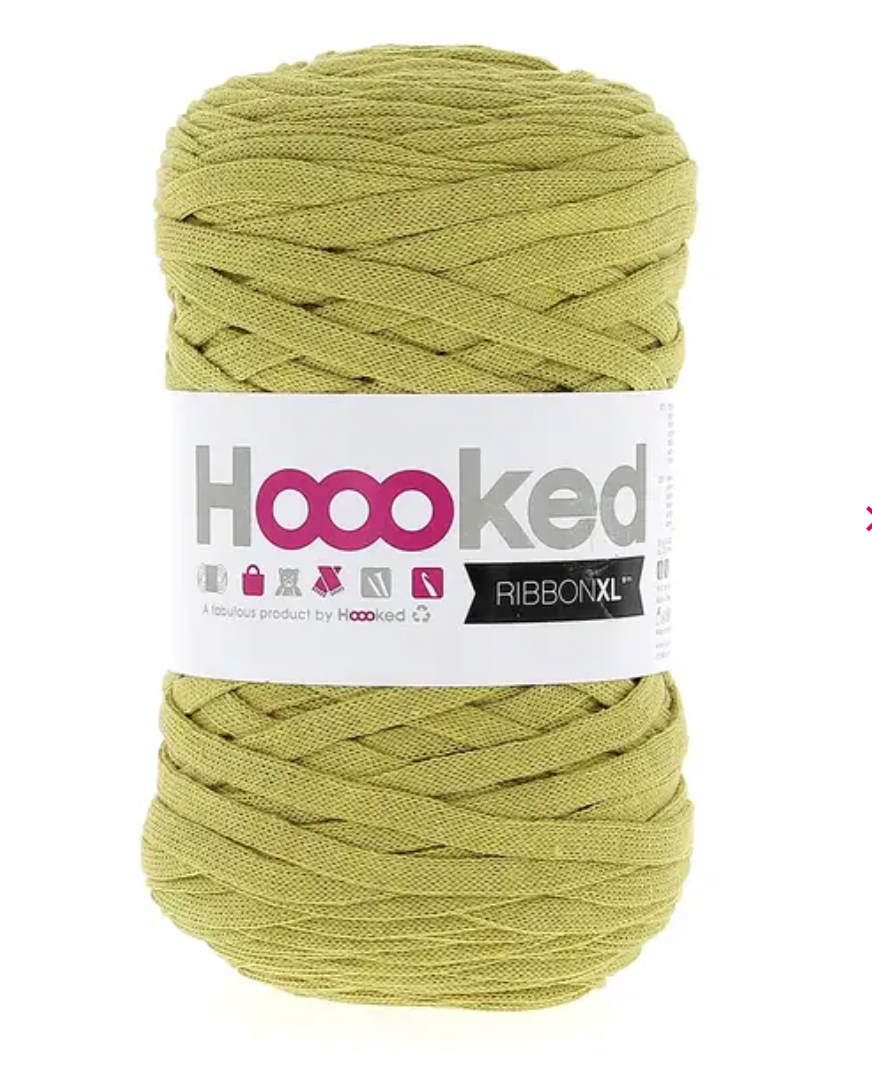 Spicy Ocre -	Ribbon XL Solid - Hoooked Yarn - Garntopia