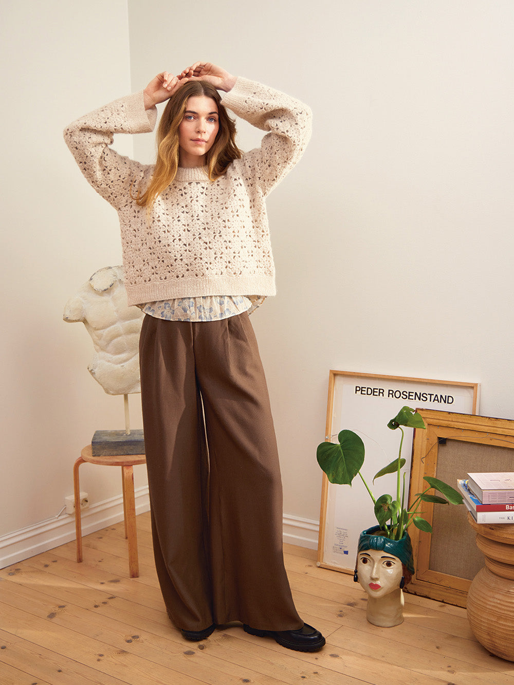 2403 - DIY - NR. 6 FLEUR SWEATER - Papir - Sandnes garn - Garntopia