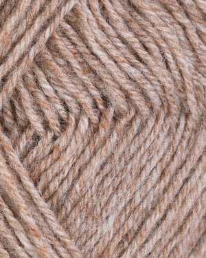 106 Beige Melert -	3-tr Strikkegarn