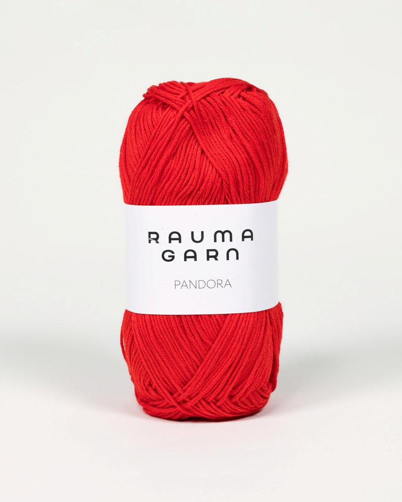 314 Rød - Pandora - Rauma Garn - Garntopia