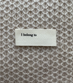 "I belong to"  - LABEL - PetiteKnit - Garntopia