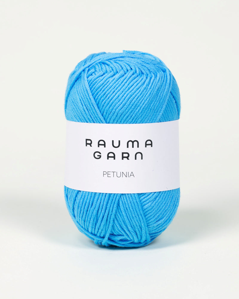 340 Frisk blå  -	 Petunia - Rauma Garn - Garntopia