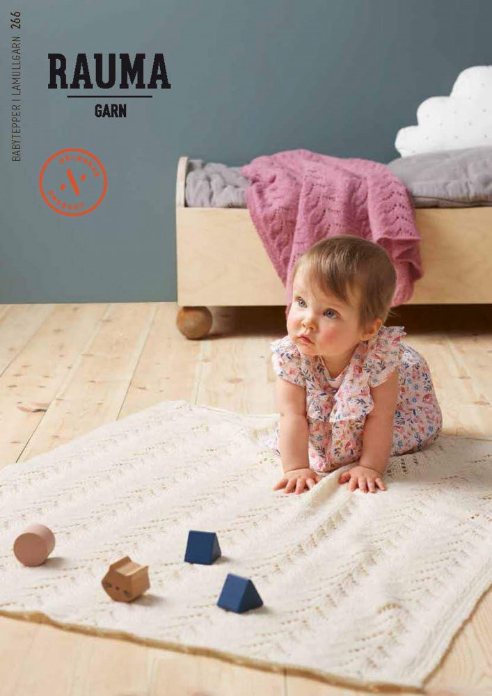 266 - BABYTEPPER I LAMULLGARN - Rauma Garn - Garntopia