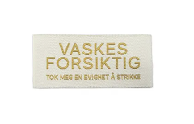 Symerke Vaskes forsiktig - PL244 - Kort & Godt - Garntopia