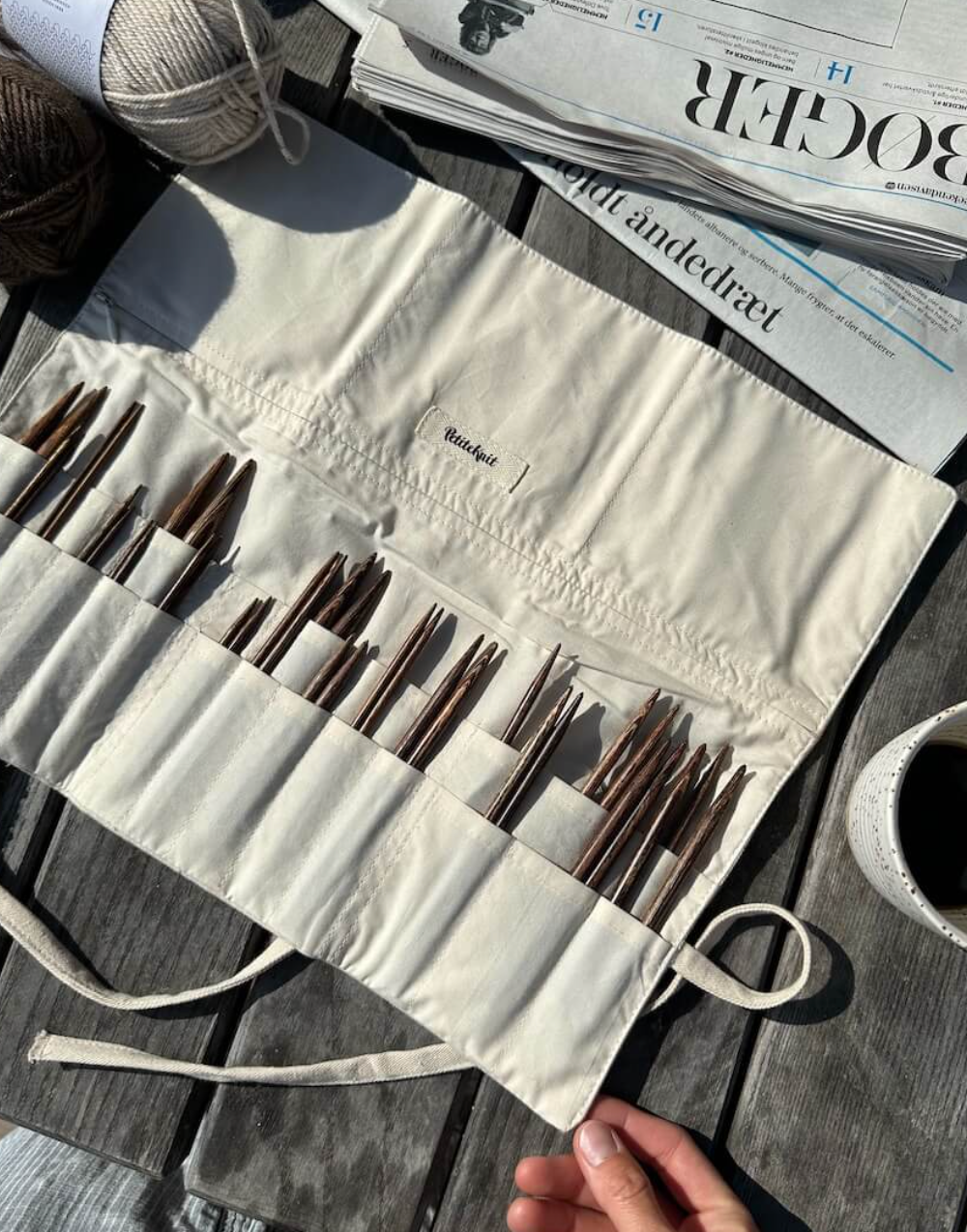 Knitter's Needle Case - Interchangeable Needles - PetiteKnit - Garntopia