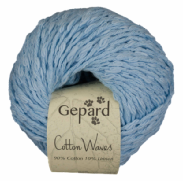 715 Bådblå - CottonWaves - Gepard Garn - Garntopia