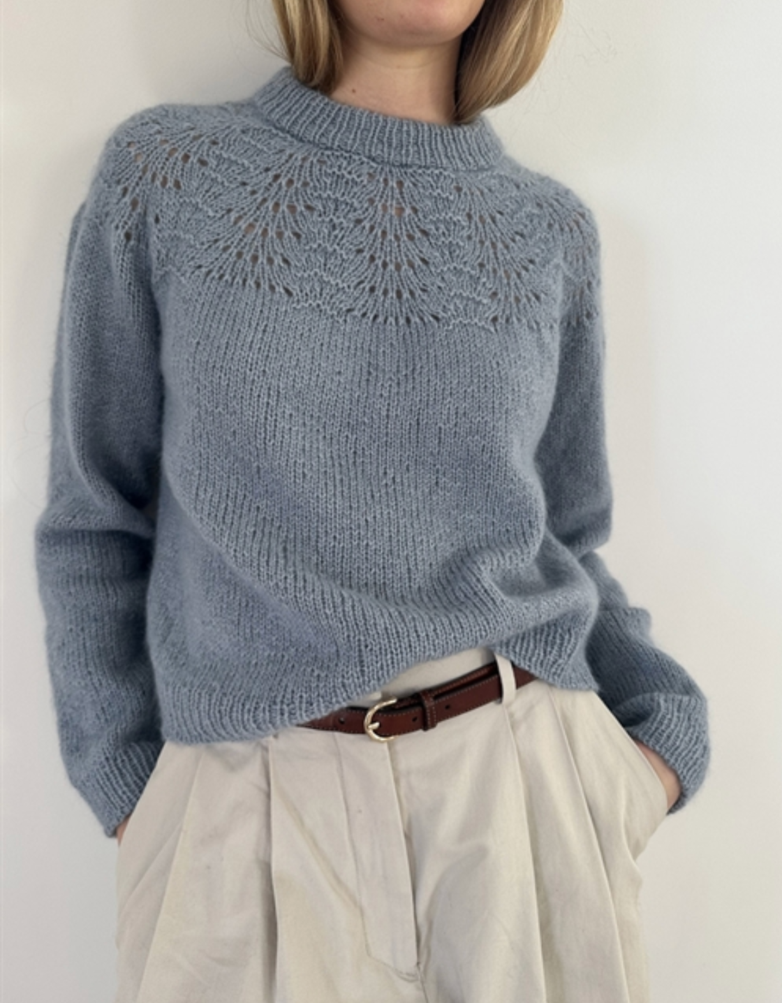 Le Knit - Peacock Jumper - Papir - Lene Holme Samsøe - Garntopia