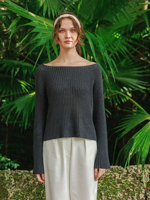 2404 - Sommerstrikk - NR. 5 FENNY SWEATER - Sandnes garn - Garntopia