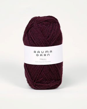 488 Mørk burgunder -	Finull Pt2 - Rauma Garn - Garntopia