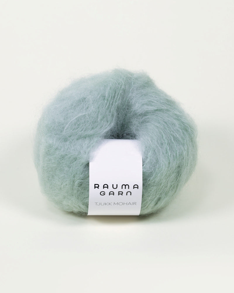 Tjukk Mohair 075 Sjøsprøyt -	Tjukk Mohair - Rauma Garn - Garntopia