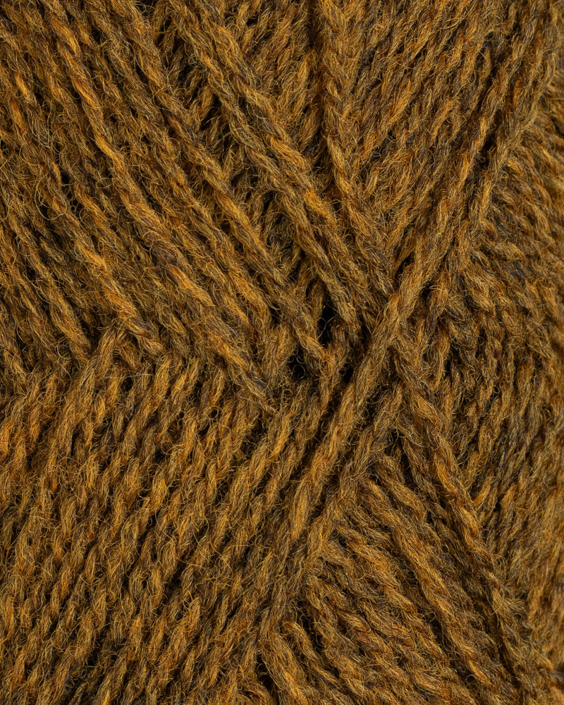 4125 Okergul mørkmelert -	Finull Pt2 - Rauma Garn - Garntopia