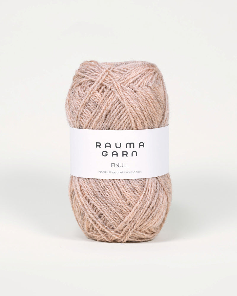 4138 Pudderrosa lysmelert -	Finull Pt2 - Rauma Garn - Garntopia