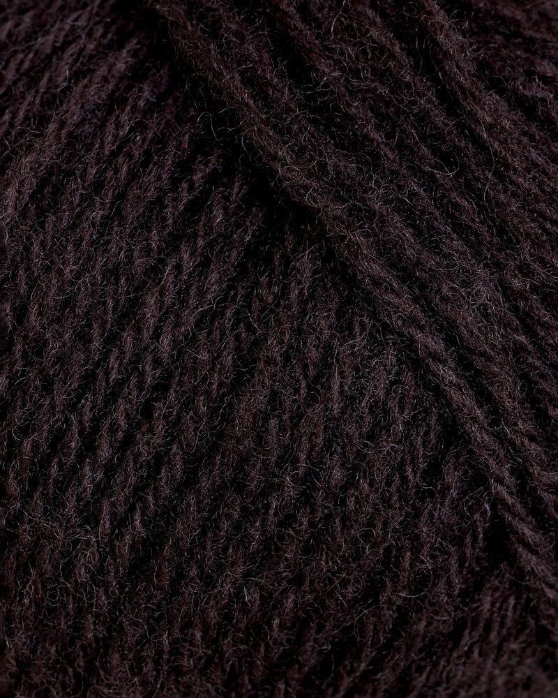 06 Mørk Sjokolade -	Lun Merino - Rauma Garn - Garntopia