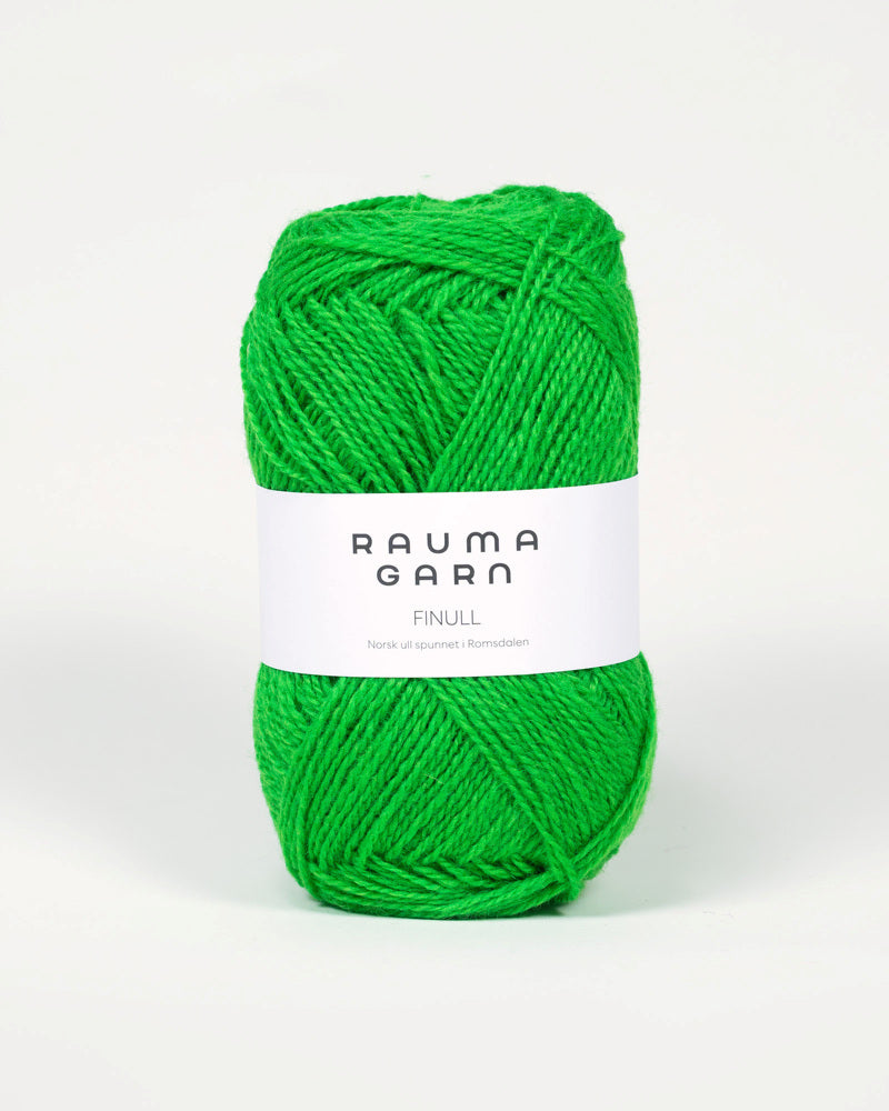 4018 Gressgrønn -	Finull Pt2 - Rauma Garn - Garntopia