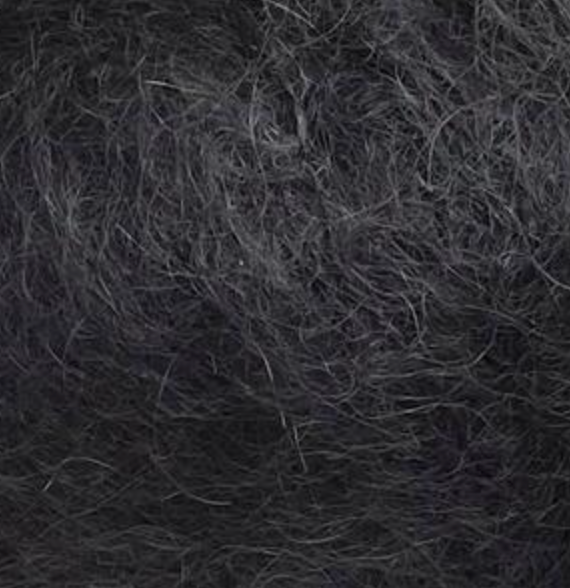 407 Sort - Kid Silk 5 - Gepard Garn - Garntopia