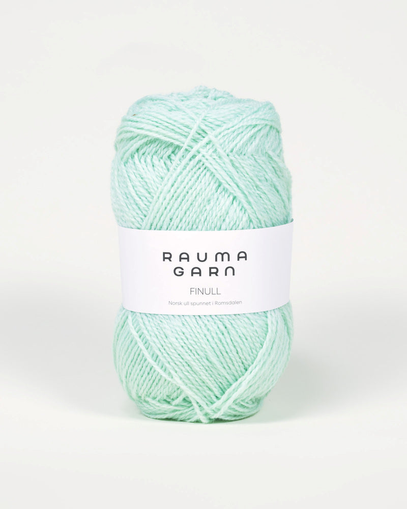4106 Lys mintgrønn - Finull Pt2 - Rauma Garn - Garntopia