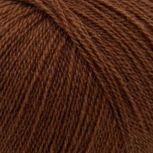 164 B Ristet Kastanje  - Cashmere Lace - nøste - Gepard Garn - Garntopia