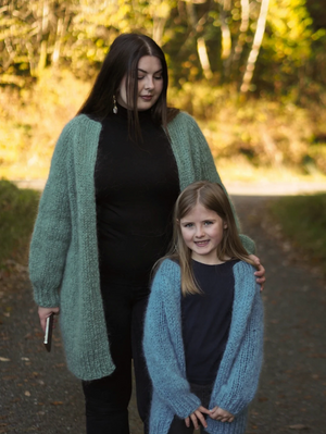 Kastanje cardigan - PDF