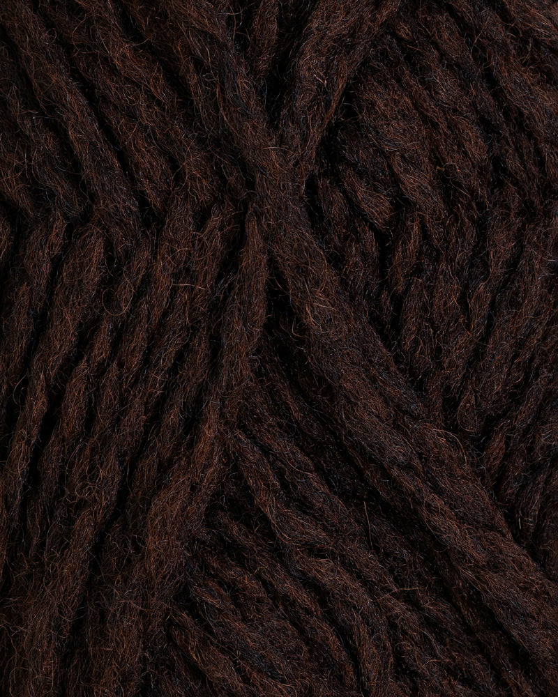 V417 Mørk sjokolade melert -	Vams Pt3 - Rauma Garn - Garntopia