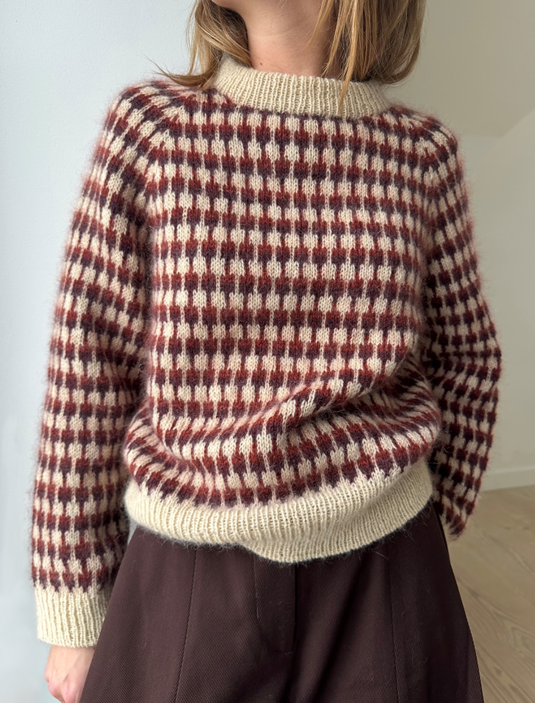 Le Knit - Facet Sweater - Papir - Lene Holme Samsøe - Garntopia