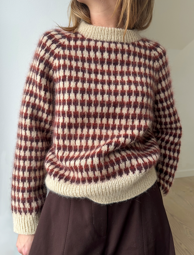 Le Knit - Facet Sweater - Papir - Lene Holme Samsøe - Garntopia