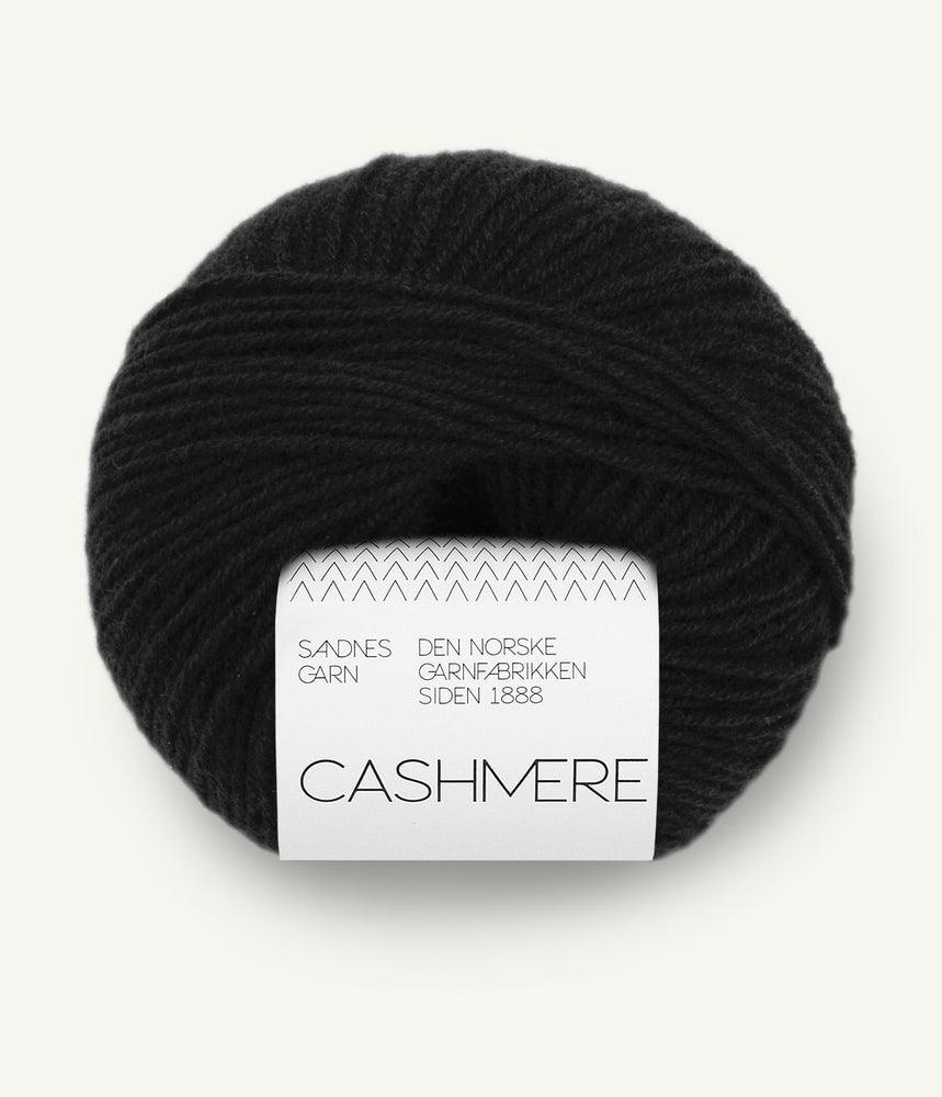 1099 Black - Cashmere - Sandnes garn - Garntopia