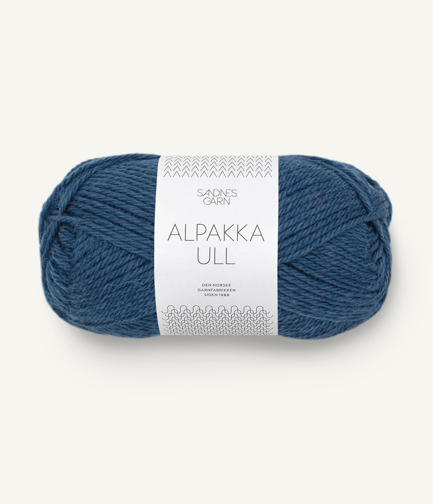 6364 Mørk blå -	Alpakka ull - Sandnes garn - Garntopia