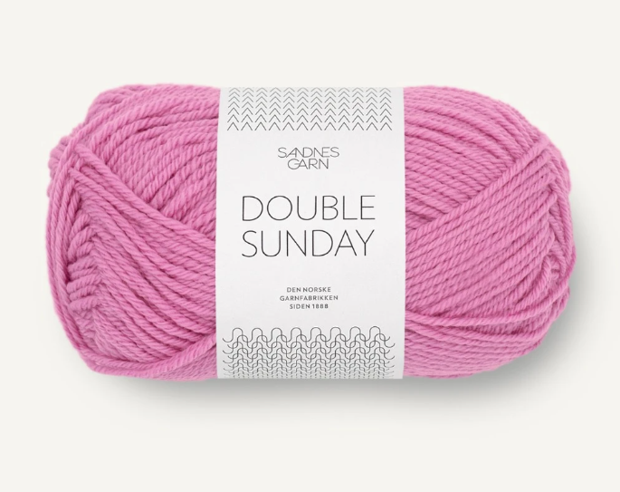 4626 Shocking Pink - DOUBLE SUNDAY - Sandnes garn - Garntopia