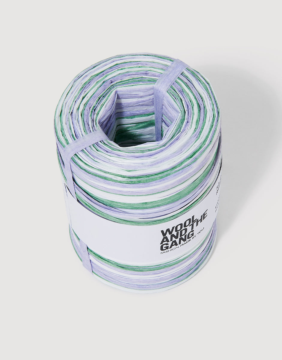 Lavender -  Ra-Ra Raffia Stripe - Wool and the gang - Garntopia