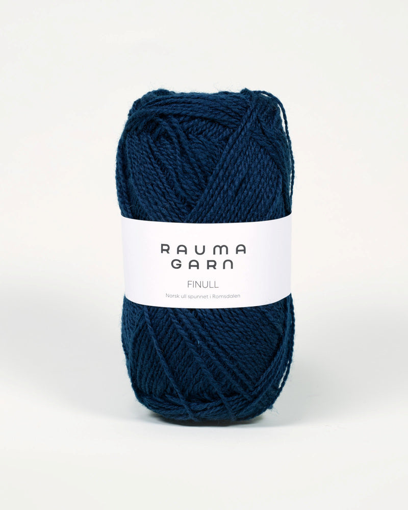 4025 Mørk Petrol -	Finull Pt2 - Rauma Garn - Garntopia