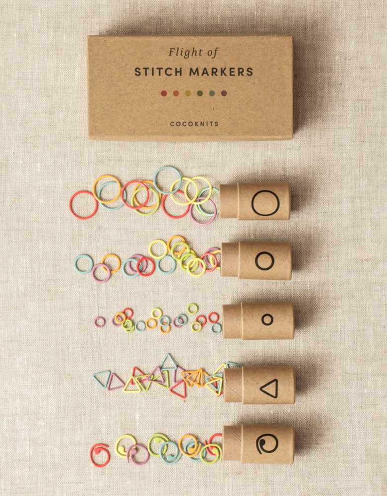 Flight of Stitch Markers - Cocoknits - Garntopia