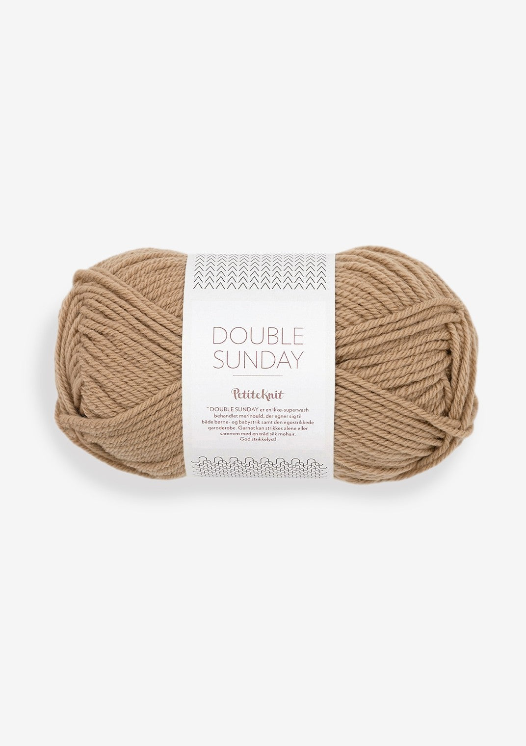 2542 Camel - DOUBLE SUNDAY PetiteKnit - Sandnes garn - Garntopia