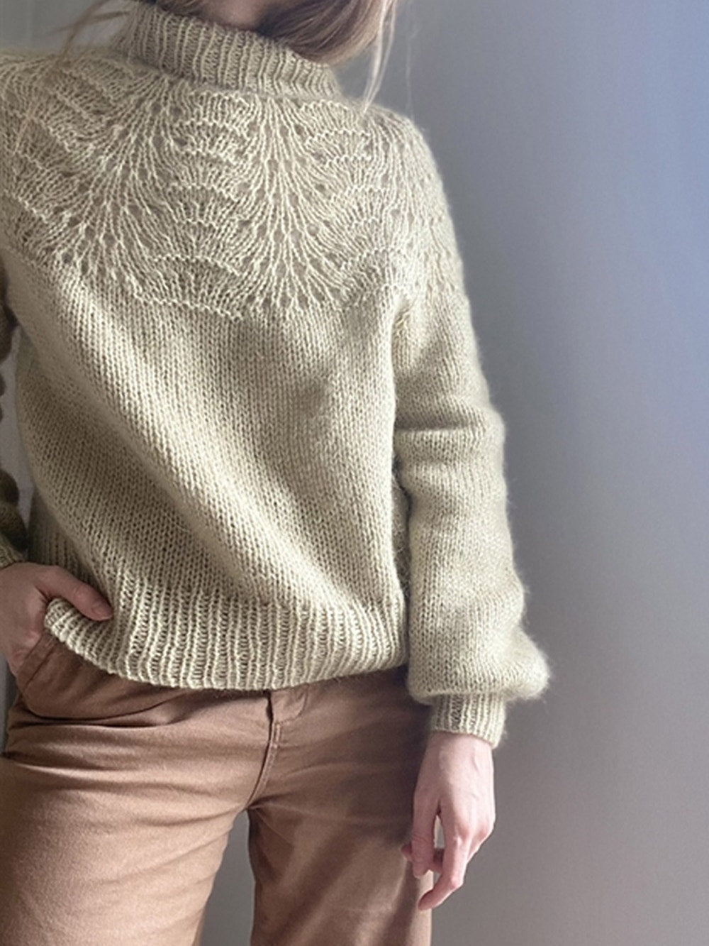 Le Knit - Peacock Sweater - Papir - Lene Holme Samsøe - Garntopia