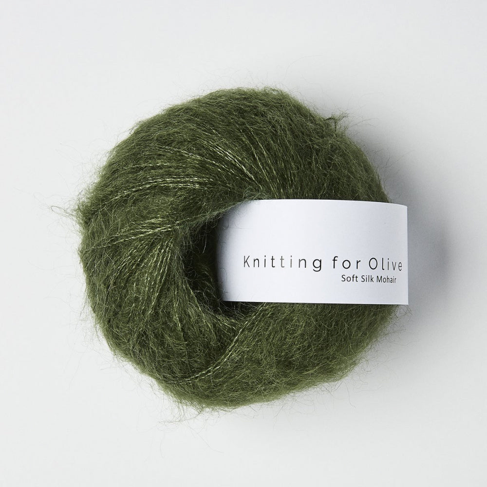 Flaskegrøn -	Soft Silk Mohair - Knitting for Olive - Garntopia