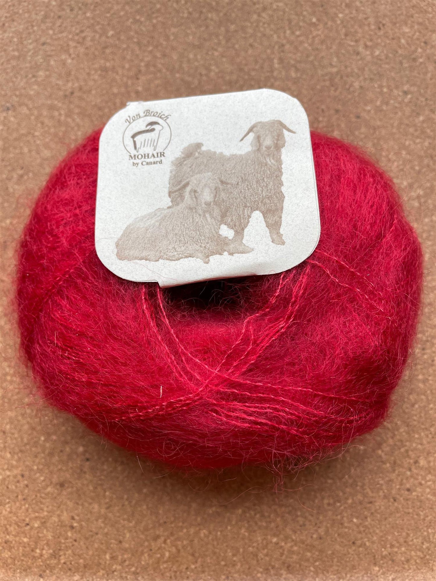 3013 Granatæble -	Brushed Lace - Mohair by Canard - Garntopia