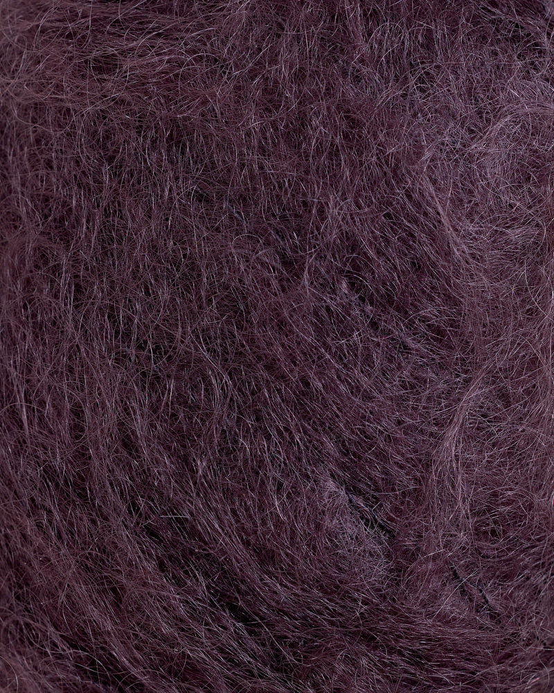 Tjukk Mohair  366 Burgunder -	Tjukk Mohair - Rauma Garn - Garntopia