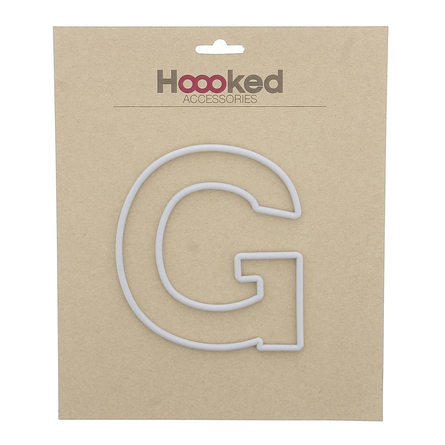 Bokstavramme G - Heklerammer 15 cm - Hoooked Yarn - Garntopia